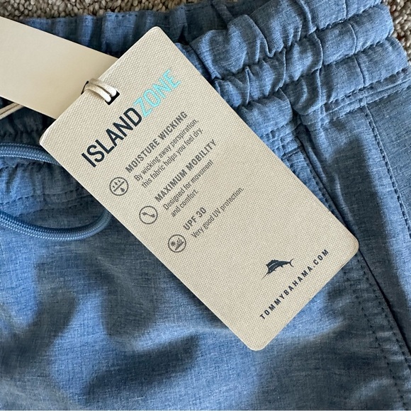 Tommy Bahama Alicia IslandZone Chambray Joggers in Breakwater Blue Size XS - Picture 4 of 11